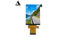 3.2 inch 240*320 Transflective LCD Display Panel Outdoor Sunlight Readable TFT Screen Module MCU RGB 40 Pin Plug in FPC 12:00 toppoplcd