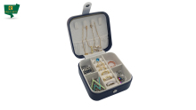PU Leather Small Jewelry Box, Travel Portable Jewelry Case for Ring, Pendant, Earring, Necklace,