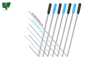Ballpoint Pen Refills Replaceable Smooth Writing Ballpoint Refill Black&Blue