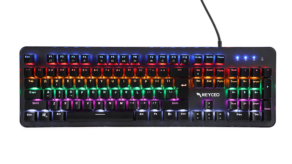 KY-MK06 အကောင်းဆုံး Backlit Mechanical Gaming Keyboard လက်ကားထုတ်လုပ်သူများ - KEYCEO