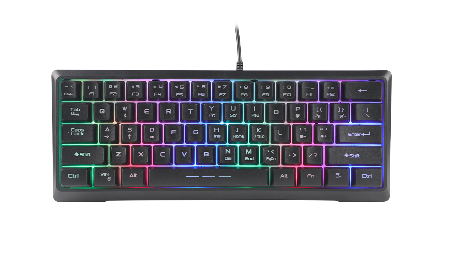 KY-K9961 Beste Silent 60% Membran-Gaming-Tastatur Großhandel Hersteller RGB Backlit Ultra-Compact - KEYCEO