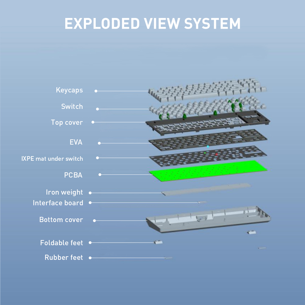 KYMK210 Compact Hyper Fast Switch Keyboard Rapid Trigger