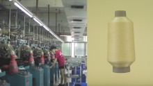 Our nylon yarn in socks production
