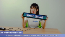 360 degree view of lcd shelf, idisplayled is an indoor led display manufacturer