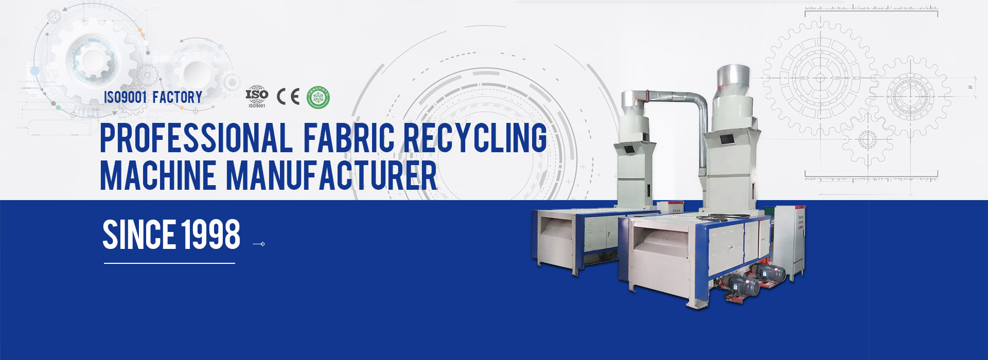 Professional Fabric Waste Recycling Machine Manufacturer Textile Recycling Machine Cotton Recycling Machine
