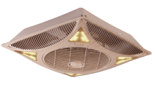 CF-6035L Air Cooler 14 Inch Page Turning Remote Control Wooden National Ceiling Fan With Light K-air