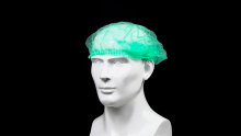 Professional Disposable Bouffant Caps, Spun-Bounded Poly, Hair Head Cover Net, Non-Woven Caps, Medical, Labs, Nurse, Food Service, Hospital-(21 INCH) manufacturers