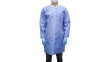 China Extra-Safe Disposable Knee Length Lab Coat, Disposable Isolation Gowns with Elastic Cuff, Knitted Cuff, Non-Woven, FluidResistant, Dental, Hospital, Industries manufacturers-Orient Healthcare