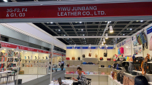 YIWU JUN BANG LEATHER CO.,LTD sales team attend USA exhibition in New York and Las Vegas annually.