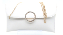 Rhinestone Circle Evening Bag/Crossbody