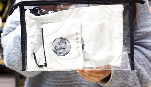 Beg Kosmetik Tyvek 3 dalam 1 Wanita Kalis Air Mesra Alam Beg Mencuci Kapasiti Besar Peralatan Mandi