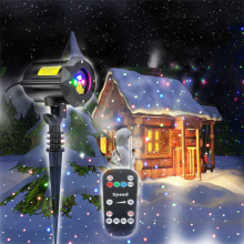 Hot Sell Black Metal Garden Lamp Backyard Out Door House Decoration Laser Star Lights Projector