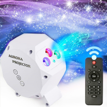 Amazon led colorful cloud kids baby music speaker with smart app sleeping night light laser aurora projector