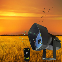 Wholesale large power garden plastic owl bird scare animal repeller garden plastic bird scare machine animal repellent