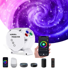 Wholesale Alexa & Google Home Smart Wifi Starry Sky Laser Star Moving Night Light Lamp Galaxy Projector