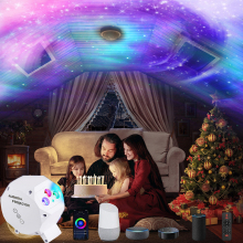 Smart Galaxy Star Projector with Nebula,Alexa & Google Home Compatible APP/Voice Controlled Space Starlight Projector,Room Decor Kids Night Light for Bedroom/Bar/Party/Home Theatre/Music Hall