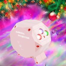 Hot Kid Baby Built-in Music Speaker Voice with Remote Control LED Nebula Cloud/Moving Ocean Wave Night Light Projector