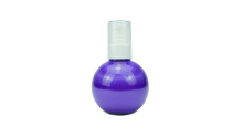 220ml Empty Purple Ball Shape PET Skin Care Plastic Bottle