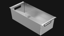 Single Bowl Kitchen Sink Accessories Apron Front Hand Washing Sink with Filter Basket