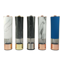 New Automatic Salt and Pepper Grinder Set Battery Operated Mill Marble Salt Pepper Shaker Grinders