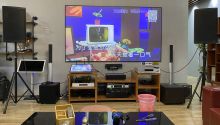 ALR PET Crystal screen for home theater and karaoke usage