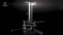 How to assemble LXDJ8 projector bracket
