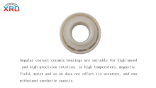 Angular contact ball bearing zirconia ceramic bearing 7205CE XINGRUIDA bearing machine tool ceramic bearing factory