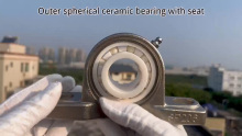Factory direct export spherical ceramic bearing with seat Xingruida Zirconia ceramic bearing suppliers
