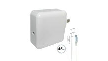 Best 2021 Hot Sale 45w US plug L/T Tip Type-C PD Laptop USB-C Portable Laptop Charger For Macbook Air 13 inch 2018 Pro 12 inch 2017 Factory Price - Shinefo
