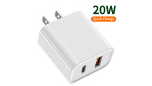 Best 2021 new Wholesale 20w dual port usb wall charger type c fast charging 3.0 PD + QC usb c pd charger Supplier