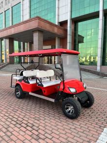 Weliftrich High Quality 4+2 seaters 72V 4 wheel Rain Covered 3.5KW sightseeing electric golf cart --EW2048KSZ