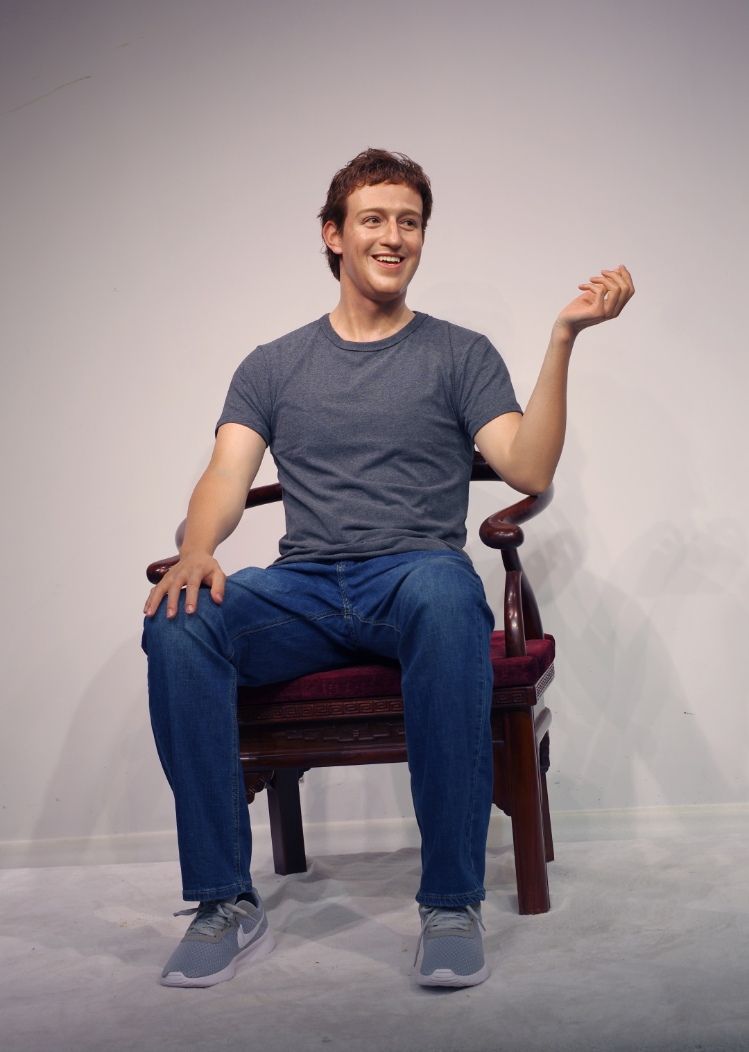 High Simulation Celebrity Mark Zuckerberg Fullscale Wax Figure Sculpture DXDF, Grand Orient