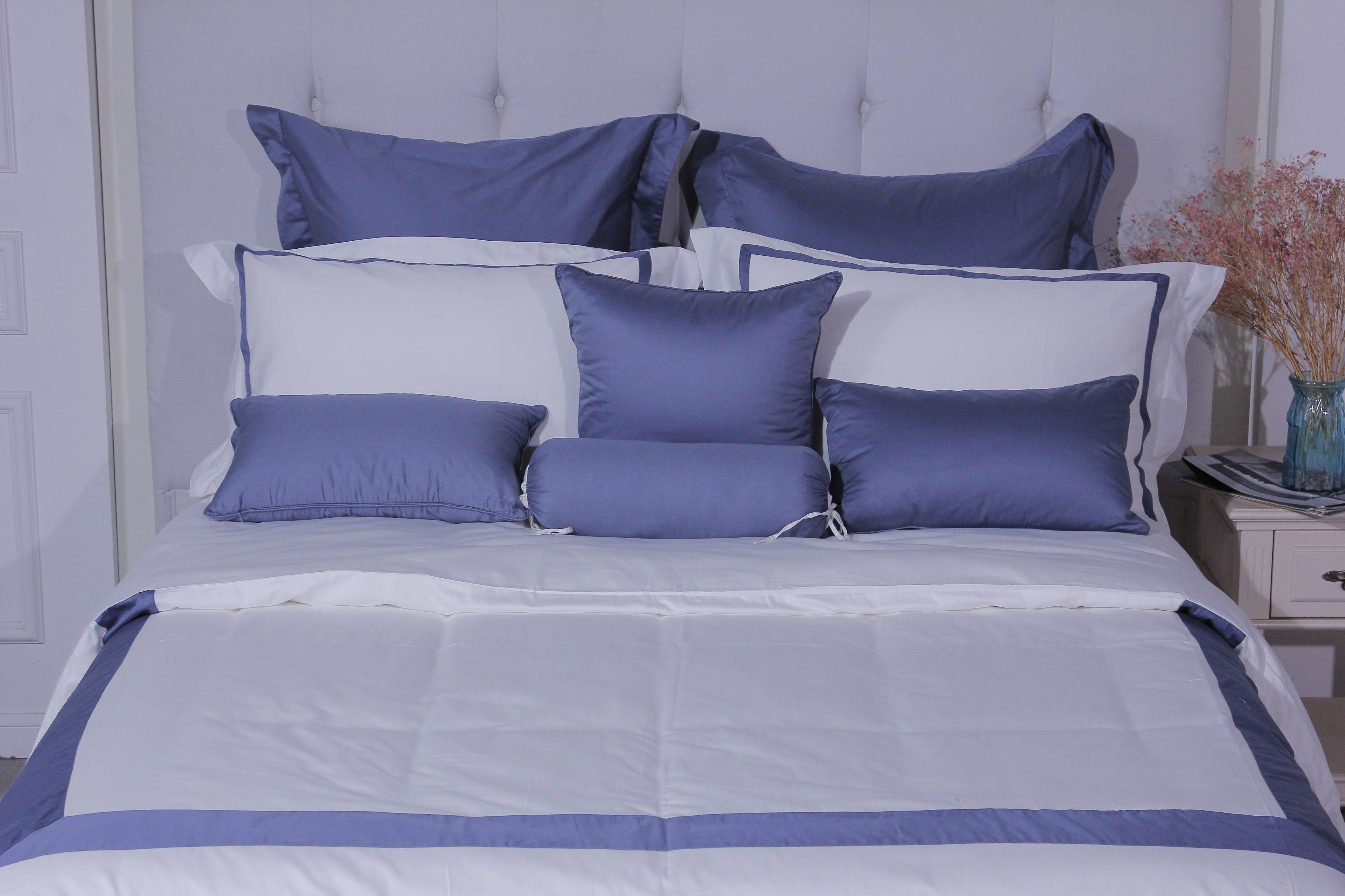 Best Quality 100 Cotton Luxury Piping Hotel Sheets 5 Star Hotel Bedding ...