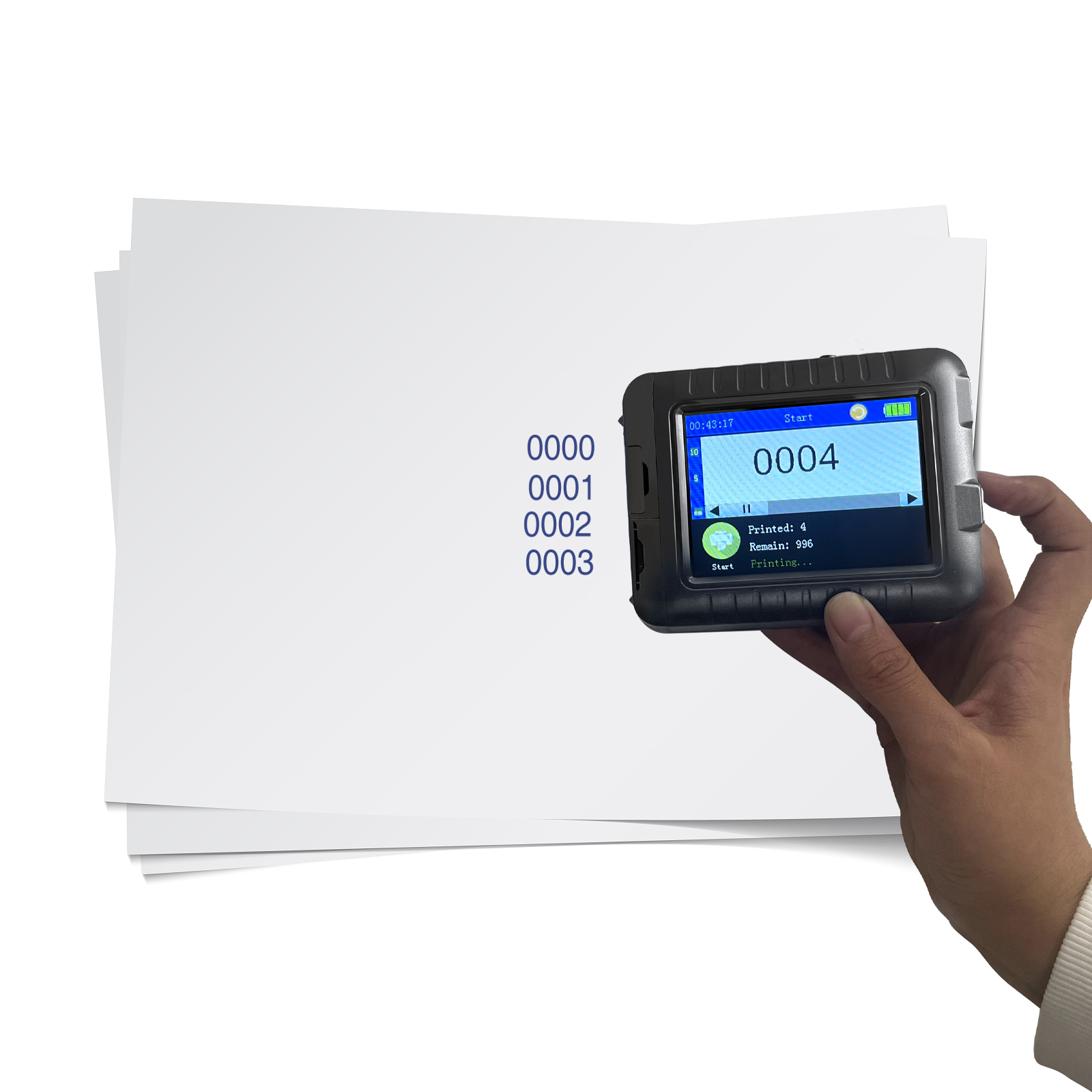 Faith handheld industrial inkjet printer for food plasti inkjet barcode