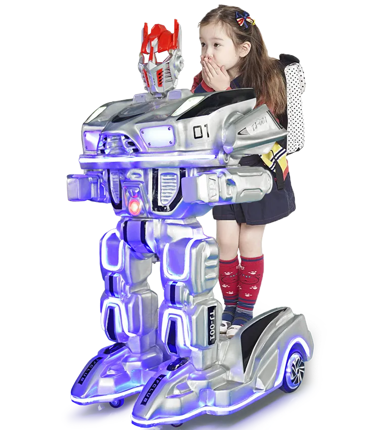 ショッピングモールのプラザパークで乗れる電動ミニロボット | Lulu