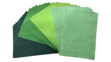 Soft Green Felt In Four Colors For DIY