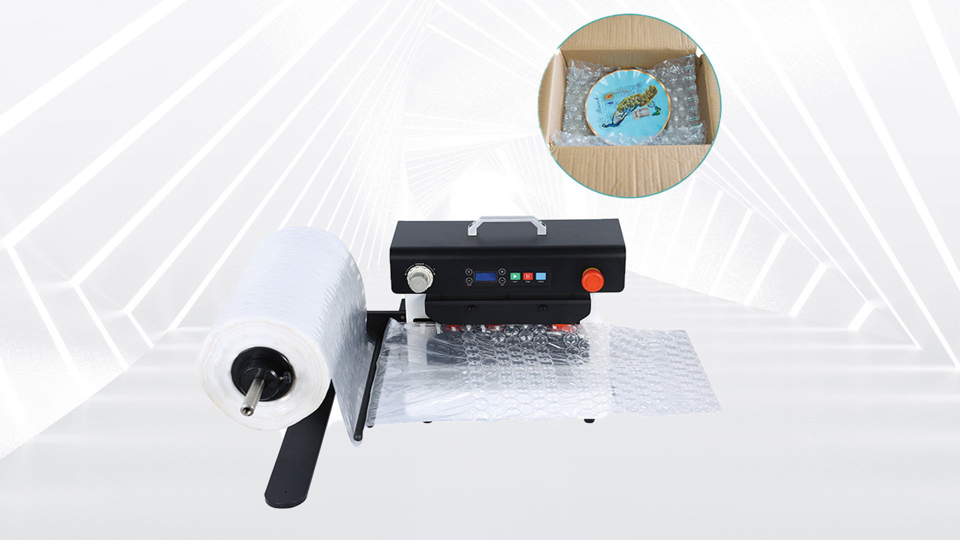 Mini Air Column Bag Making Machine /Air Cushion Machine YJNPACK