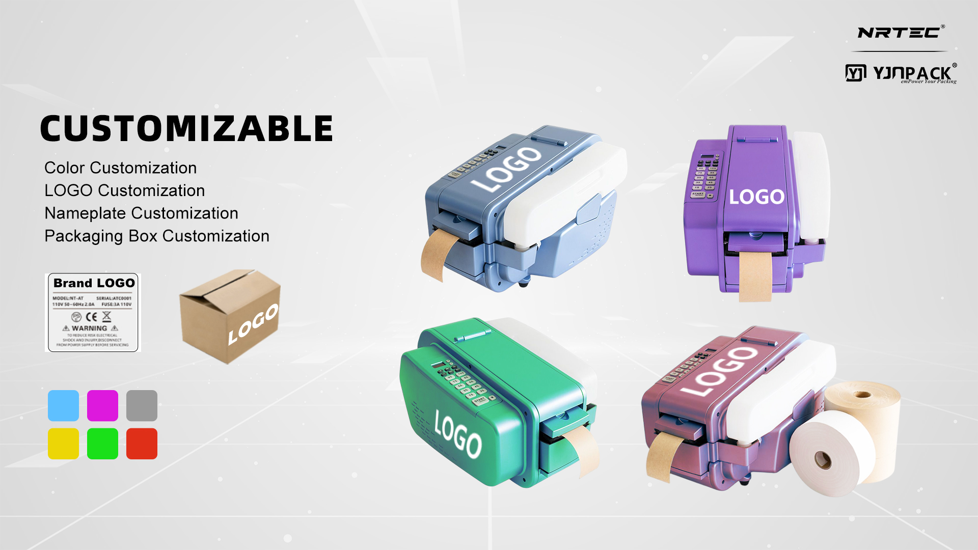 Custom Automatic Kraft Tape Dispenser