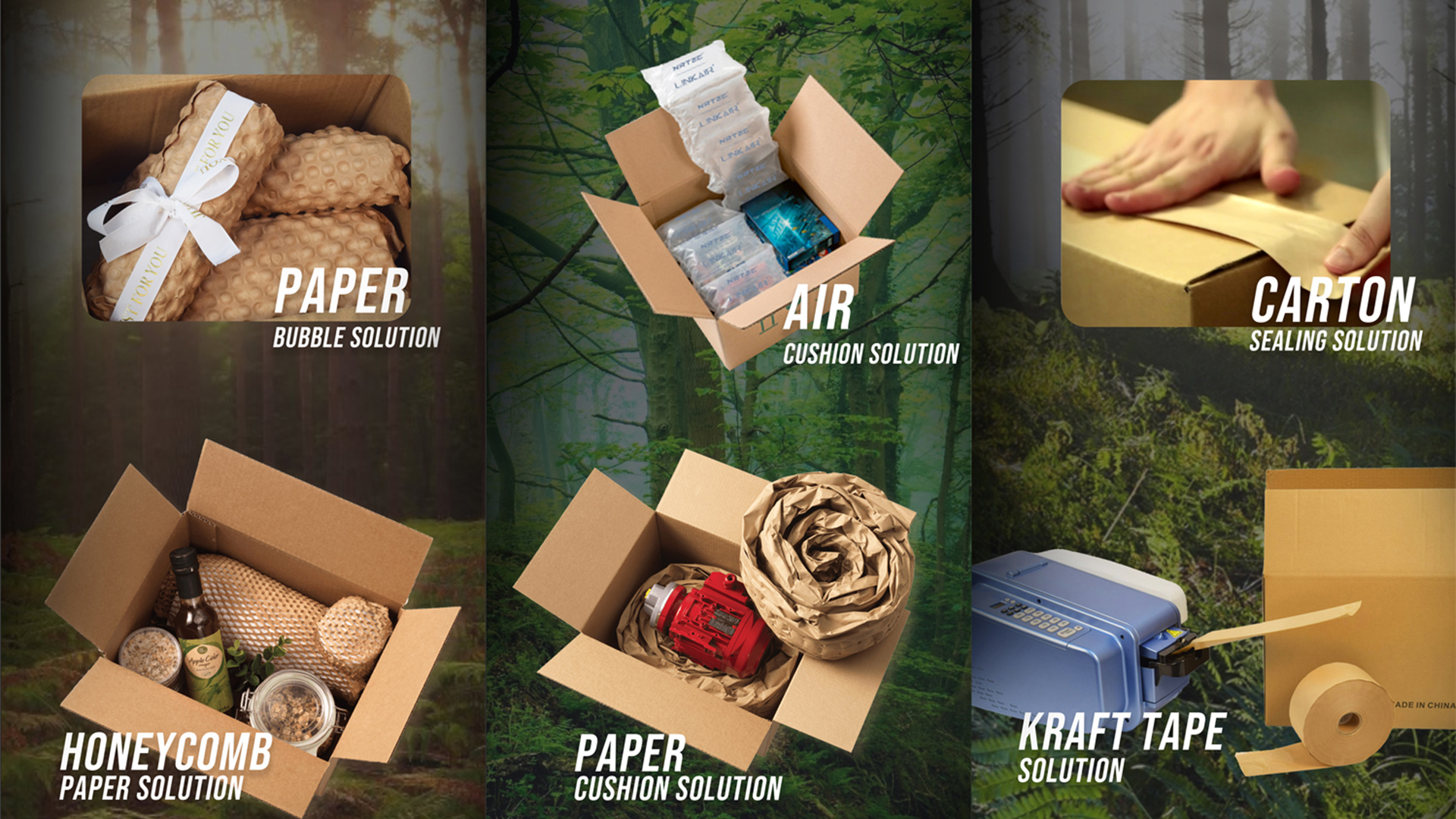 Listening to Packaging Material Paper & Bubble Wrap