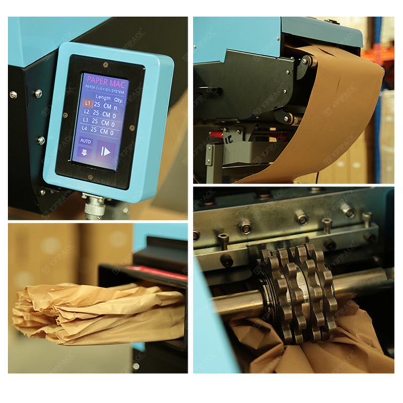 YJNPACK Kraft Paper Cushion Void Fill Machine NPEC YJNPACK