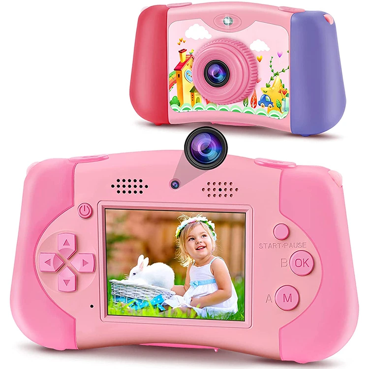 Appareil photo pour enfants de 8MP avec carte mémoire de 32 Go - Rouge - Appareil photo enfant - Achat & prix