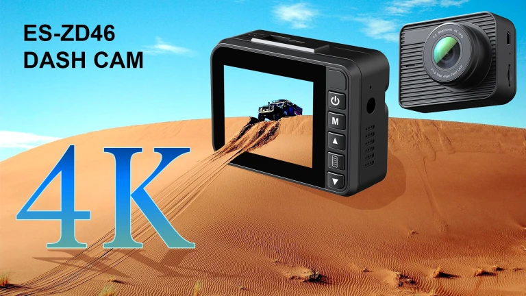 WOLFBOX i07 Dash Cam con WiFi GPS, 3 canali/tripla telecamera da