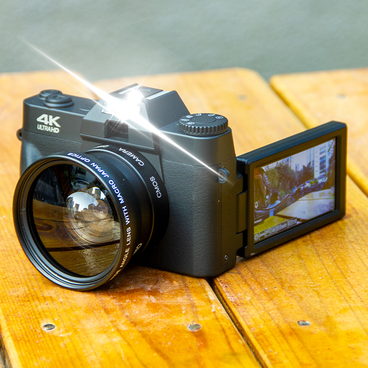 Factory Custom 48MP Retro VlogDigital Zoom WIFI 4K Digital