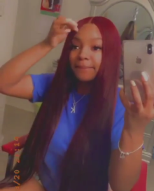 Fayuan Hair's Real Human Hair Wigs Red