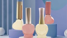 Customized Empty Nail Polish Bottles Nail Gel Polish Glass Bottle Heart Shape Cosmetic Bottles