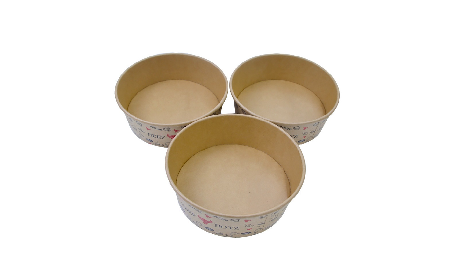 Kraft bowl Wholesale kraft paper bowls take out paper bowl with PP lid