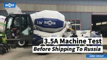 AS-3.5A Concrete Mixer Self Loading Test Video