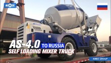 AS-4.0 Self Loading Concrete Mixer Machine To Russia