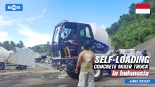 self loading mixer truck in Indonesia