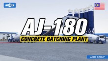 AJ-180 Cement Batching Plant Is Being Shipped To Malaysia